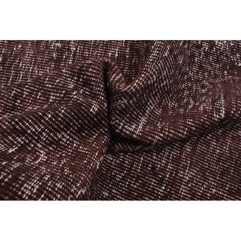 Tapis brun foncé à transition de couleur 5 pi 6 po x 8 pi 6 po