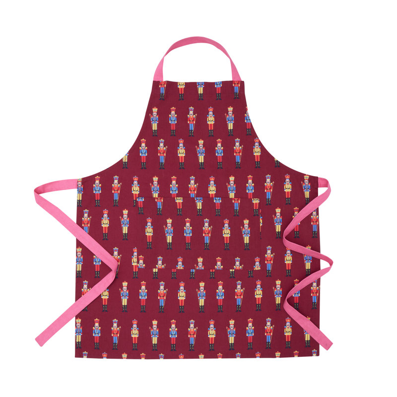 Christmas Nutcracker Cotton Kitchen Adult Apron