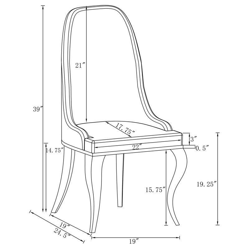 Chaise avec accoudoirs en velours Westhampton, Gris