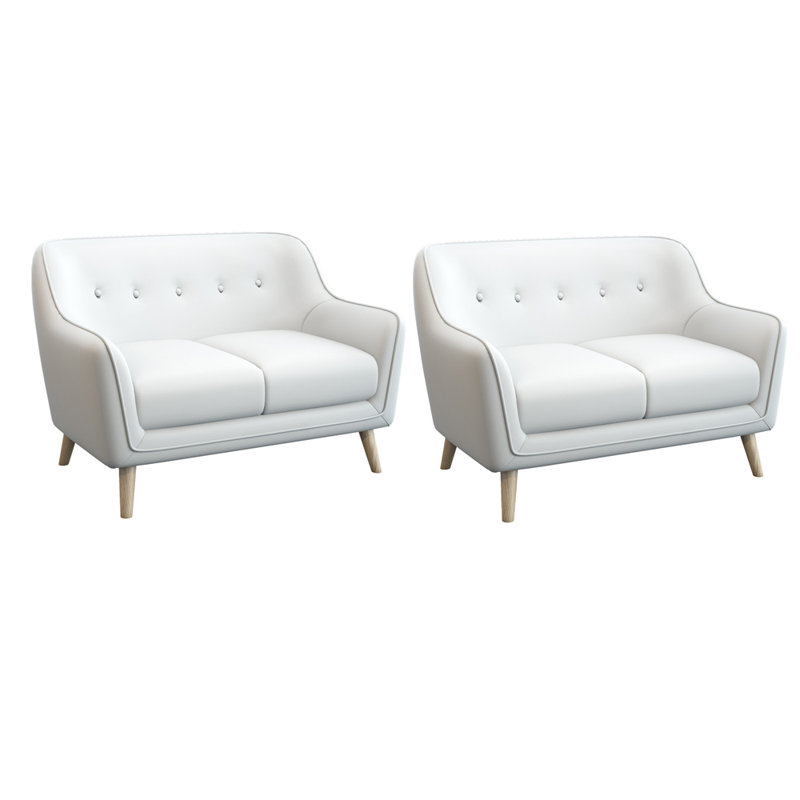 Banc de café décontracté décontracté, Blanc