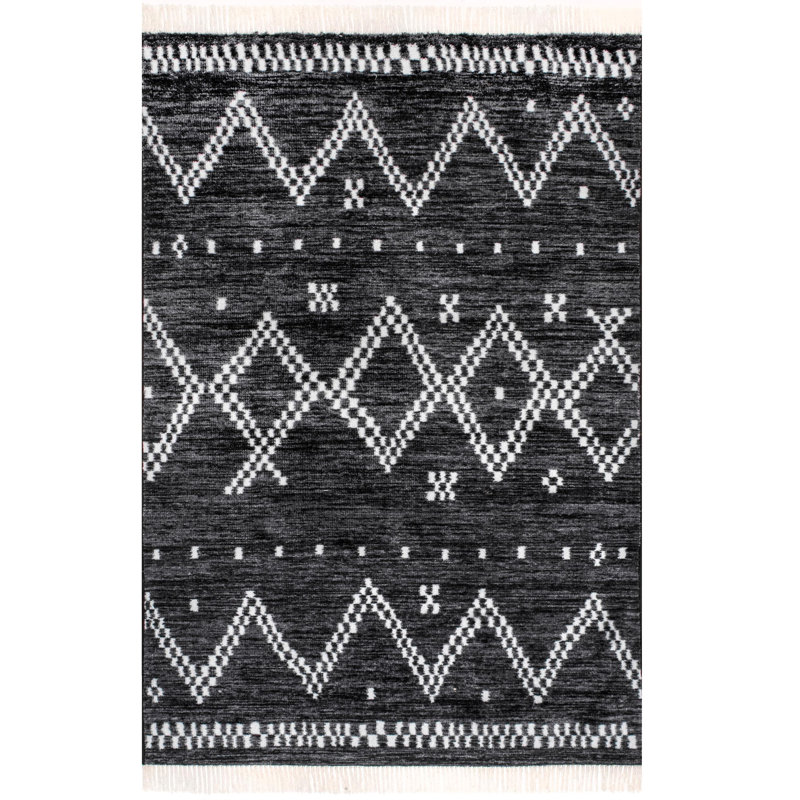 Lavina Moroccan Indoor Rug, Rectangle 4'4" x 6'