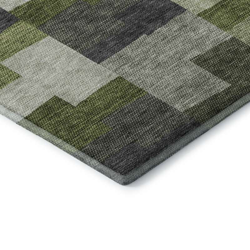 Tapis Merlot Premium lavable à la machine, Rectangle 9 pi x 12 pi