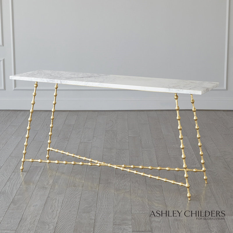 Elder Console, White, Gold