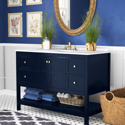 Krish 48'' Single Bathroom Vanity with Top