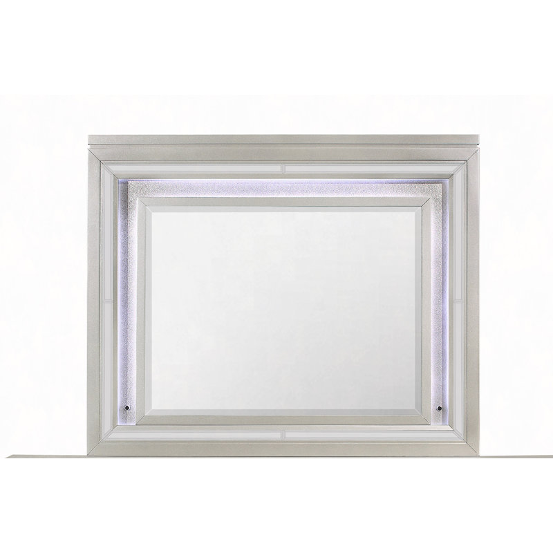 Cross Champagne Mirror With LED