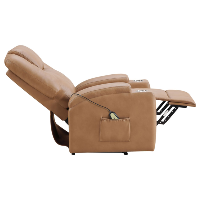 Fauteuil inclinable de massage Macklin, Brun