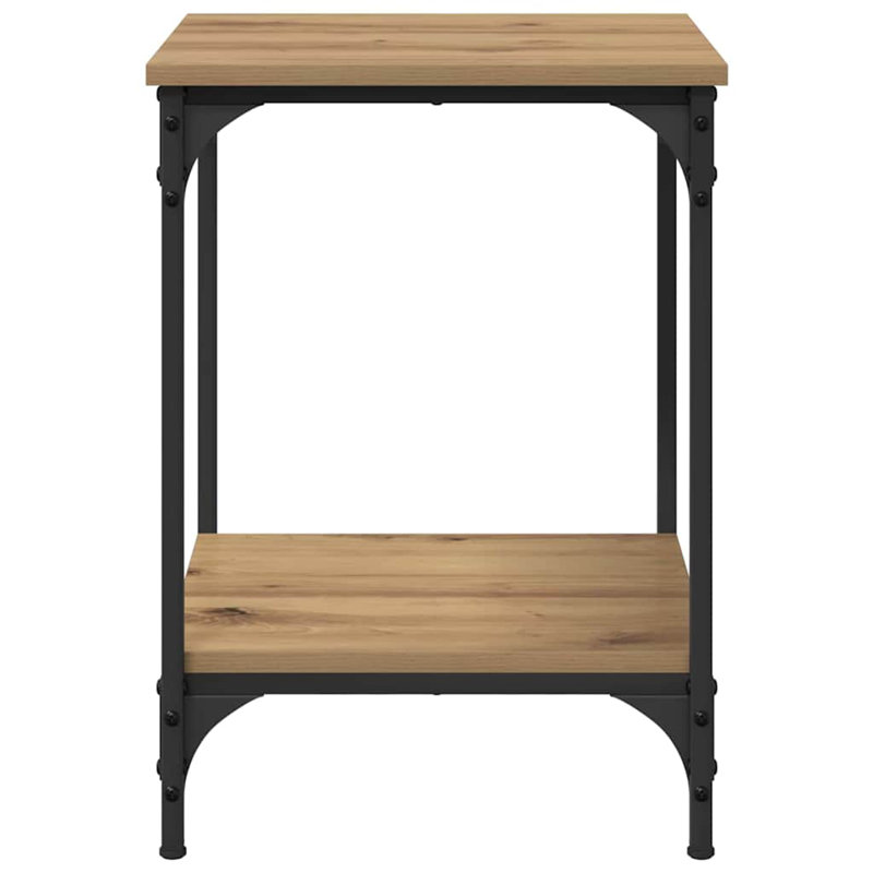 Coffee Table with Storage, Artisan Oak, 55cm. H x 40cm. L x 40cm. W