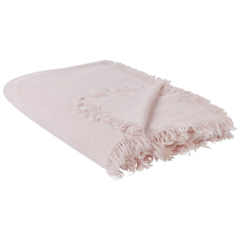 HALPOLA Cotton Solid Colour Bedspread, 150 x 200 cm Bedspread
