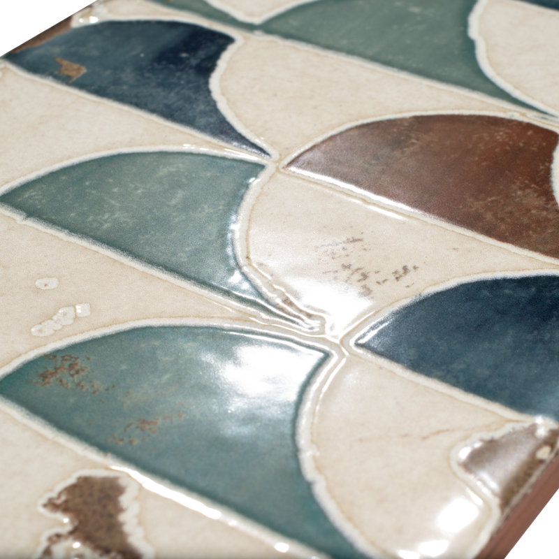 Essenza Gondola 6" x 12" Ceramic Wall Tile
