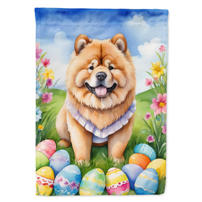 Easter Egg Hunt Double Sided 40'' H x 28'' W Polyester Easter House Flag