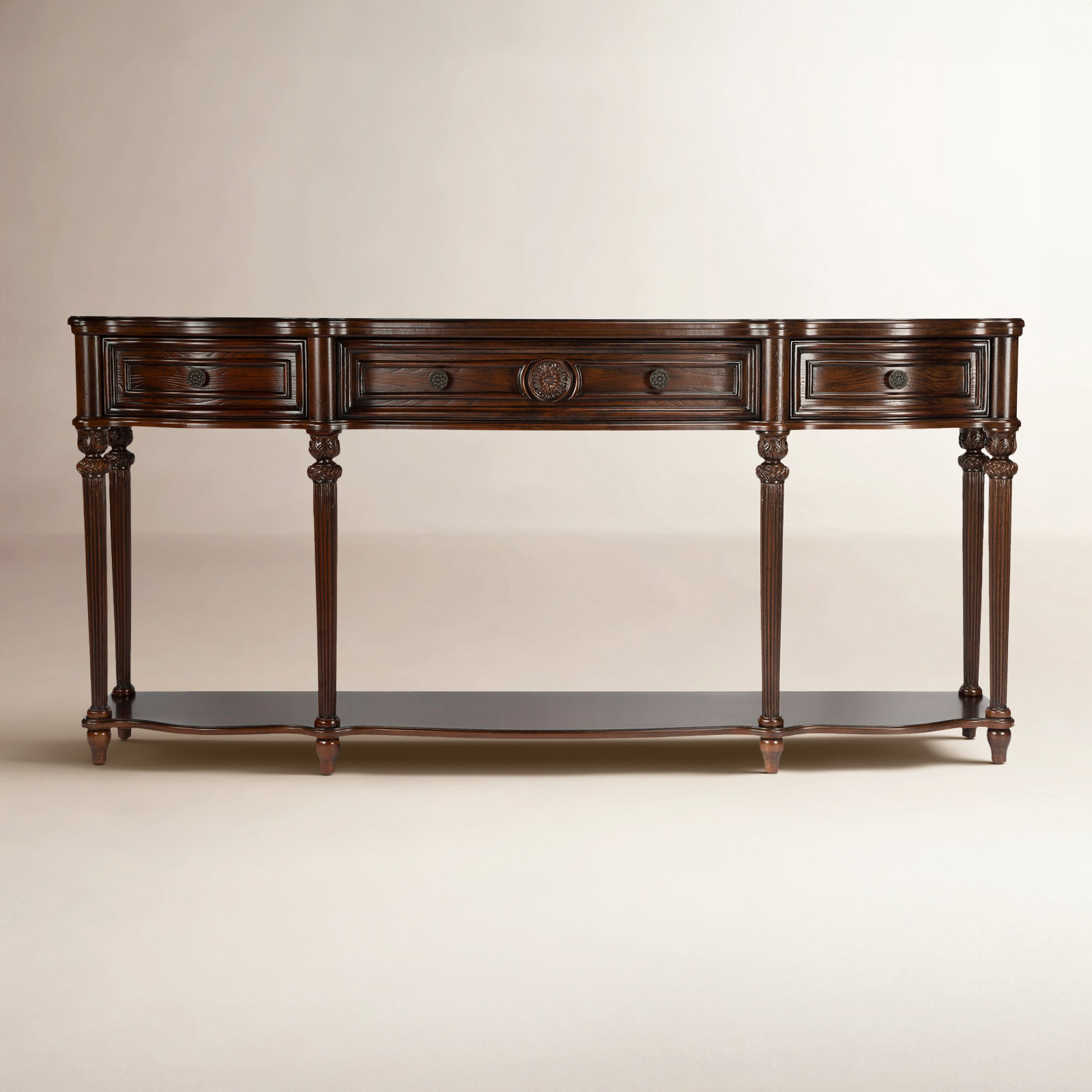 Balsam 72" Console Table, Plantation Cherry
