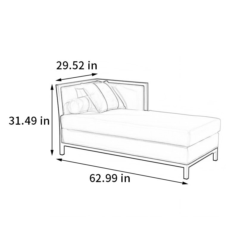 Upholstered Chaise Lounge