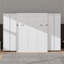 Grand lit escamotable mural avec portes de compartiment de rangement-1144816540