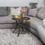 Table d'appoint en aluminium thermolaqué Reinna-111631012