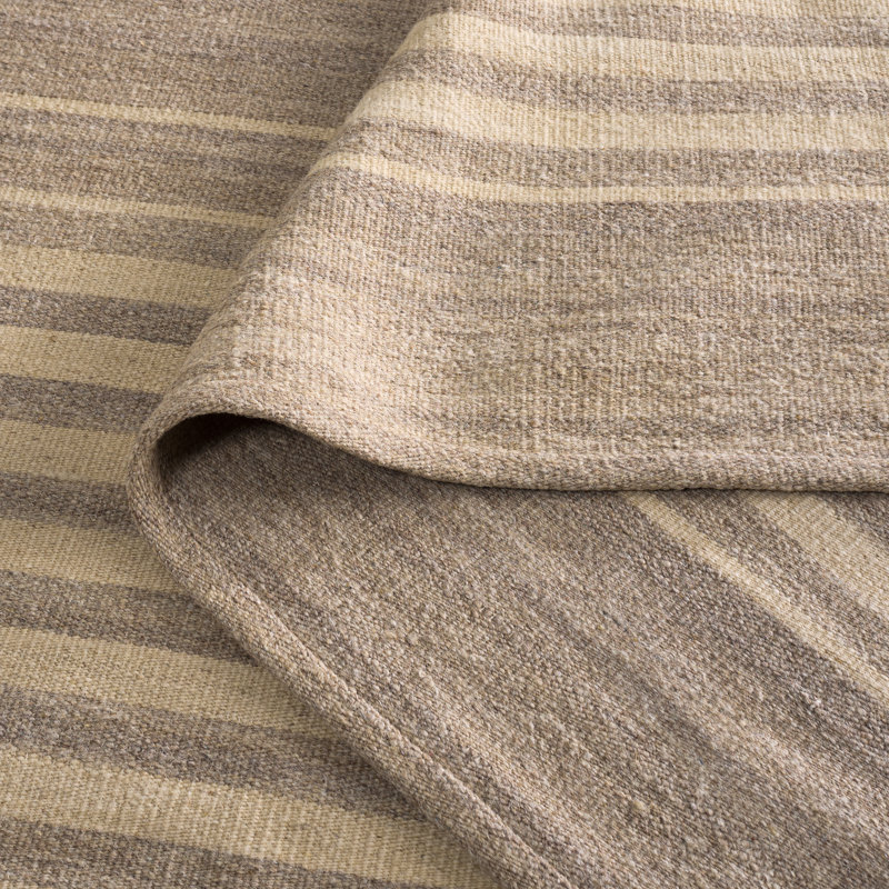 Ralph Lauren Bluff Point Stripe Wool Striped Rug, Rectangle 8' x 10'