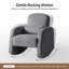 Chaise berçante moderne en polyester Rod-1244569215
