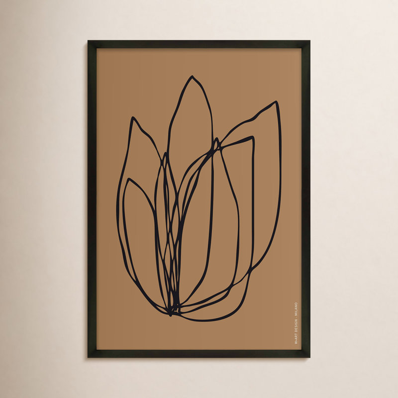 «Zeppelin Tracings 1» par Romina Gadler, reproduction, H 20 po x l 14 po x P 1,25 po, Papier avec cadre noir