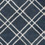 Tapis bleu marine en laine touffeté à la main Milroy-26830984