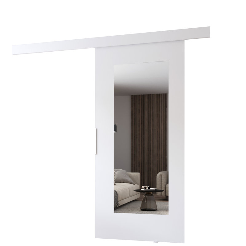 Astrid Veneers Sliding Doors, White, 205cm H x 76cm W x 1.6cm D