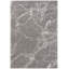 Mayrin Design High Pile Shaggy Grey/White Rug-50990372