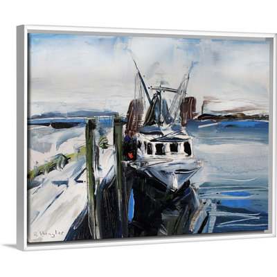 Reproduction d’art sur toile, "Fishing Boat, Beaufort, NC" par David Shingler