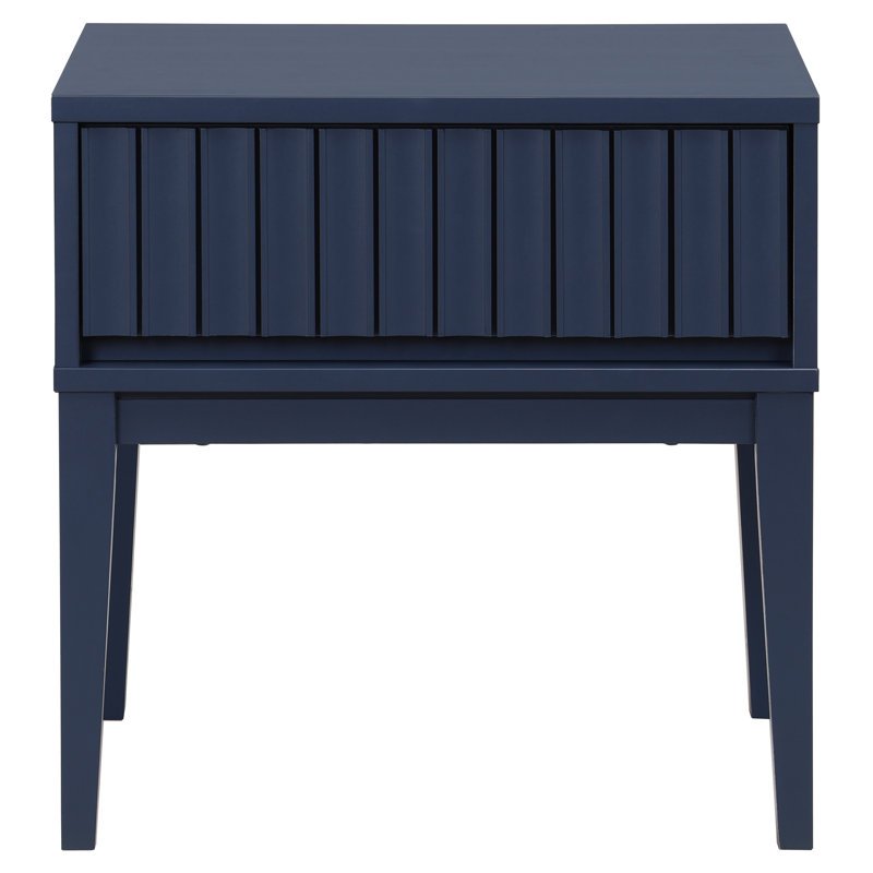 Table de chevet 1 tiroir Fidia, Marine