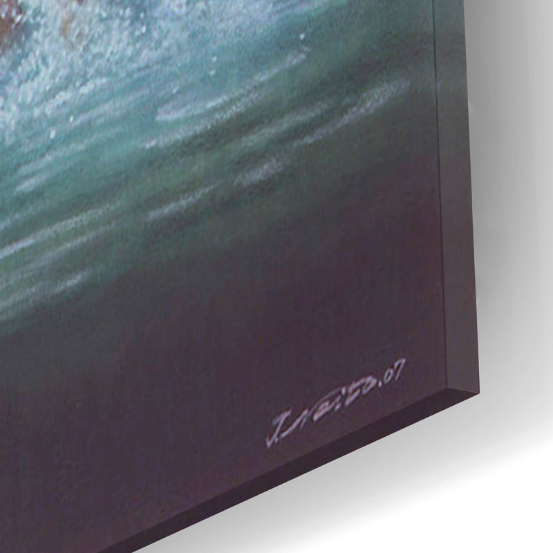 «Evening Travels» par Joh Naito, H 12 po x l 16 po x P 0,13 po
