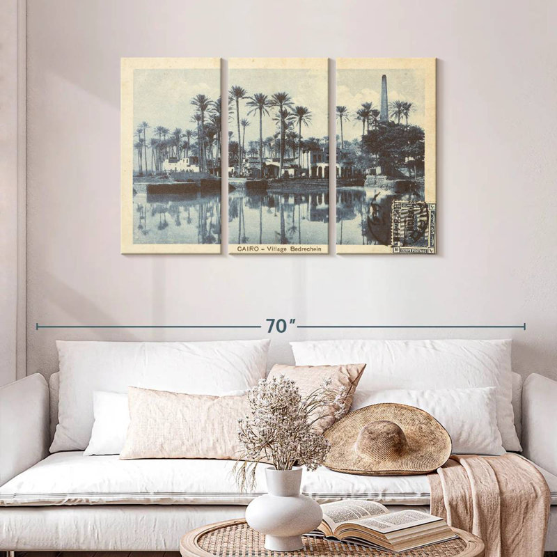 Rorry Cairo Village, 28" H x 45" W