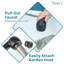 17,75 po X 23,25 po Robinet escamotable sur pied avec distributeur de savon-57885610-57885614