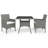 Square 2 - Person Bistro Set with Cushions-58256767-116543609
