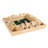 Shut The Box Game - Classic 10 Number Games Set for Up to 4 Players - Old Fashioned Wooden Board with Dice for Adults and Children