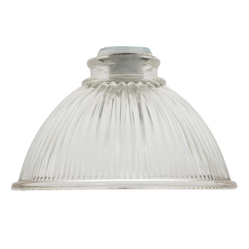 10cm H Glass Lamp Shade in Transparent