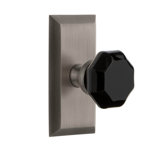 Grandeur Concealed Screw Mechanism Geometric Knob with Rectangle Rosette