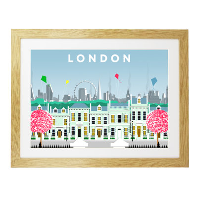 London Cherry Tree Lane by Richard O'Neil - Print