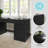 Martha Stewart Kayden Modular 1 Drawer Desk & Dual 3 Drawer File Cabinets-109713901