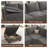 Anureet Modular U-Shaped Sectional with Storage Ottoman-642338536