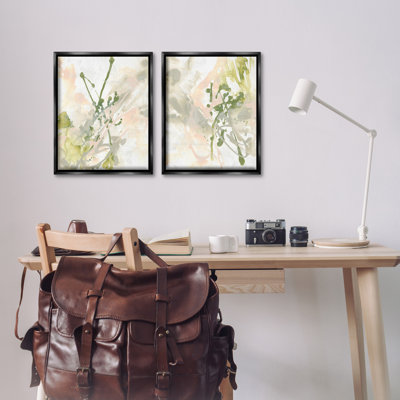 "Subtle Pastel Splatter" par June Erica Vess, 2 pièces sur toile