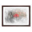 Red Poppy Flower in Abstract - Framed Print-55772280-55772281