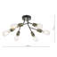 Raegina Glass Semi Flush Mount