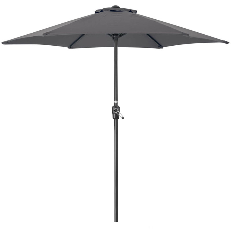 Atri 240cm Market Parasol, Grey