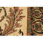 Tapis brun / ivoire oriental en laine noué à la main 4 pi 1 po x 6 pi 7 po Oriental