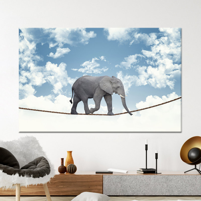Élégante toile abstraite abstraite moderne imprimée sur toile, 1P, 47,3 po H x 67 po l