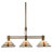 Yager 3 - Light Matte Buttered Brass Kitchen Island Pendant