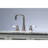 Kingston Brass Paris Two-Handle 3-Hole Deck Mount Widespread Bathroom Faucet with Retail Pop-Up Drain-53240129