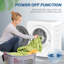 HOMCOM 800W Compact Dryer Machine, 4 kg Small Vented Tumble Dryer, White