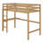 High Wood Loft Bed, With Safety Guardrail, Built-In Desk, Ladder-249197931