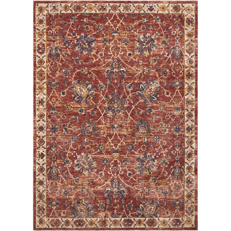 Oriental Indoor Rug, Rectangle 5'3" x 7'6"
