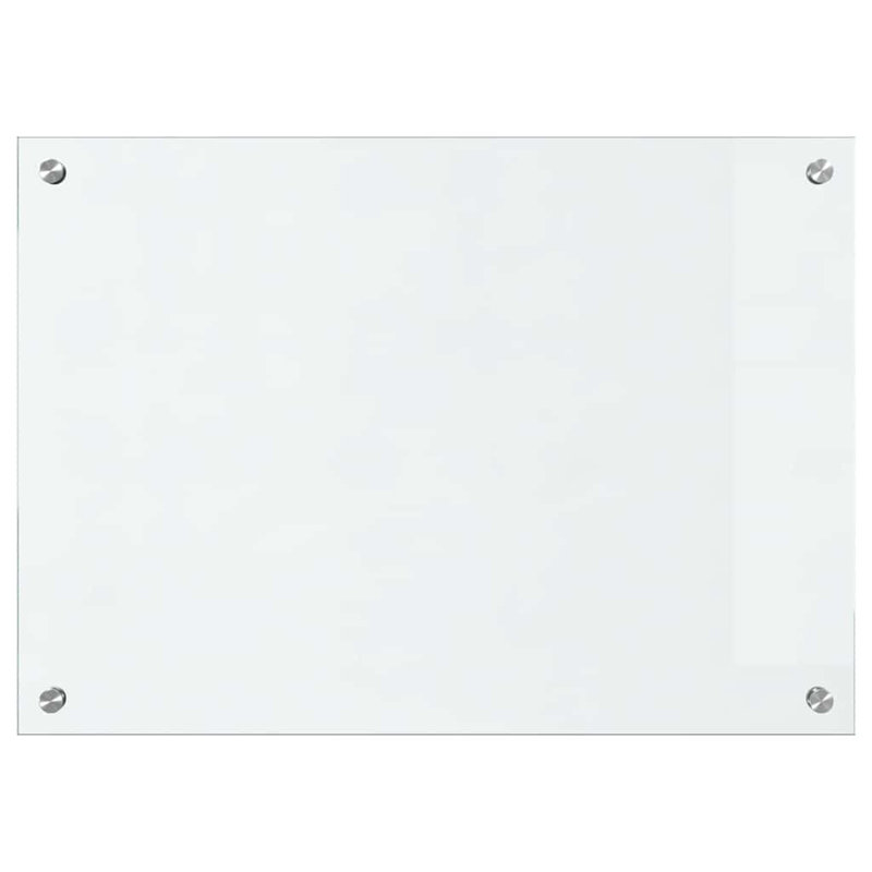 Vidaxl Kitchen Backsplash Tempered Glass Surface Modern Decor Home Style Chic, 70cm H x 50cm W, Transparent