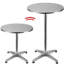 Norwich Round Metal Outdoor Bistro Table , 60cm cm W 60cm cm D