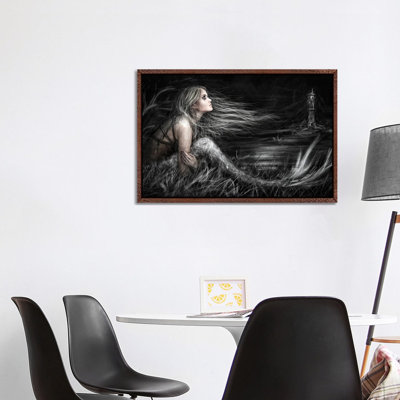 Mermaid At Midnight by Justin Gedak - Print on Canvas